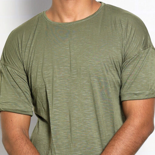 Dblaq Slub-Jersey-T-Shirt-in-Green