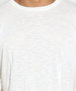 Dblaq Slub-Jersey-T-Shirt-in-White