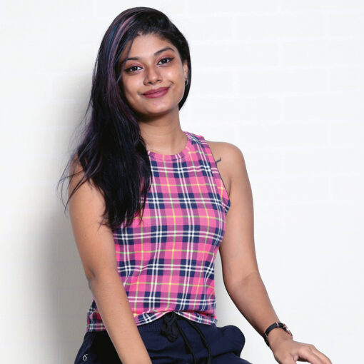 Dblaq Checked ladies Top