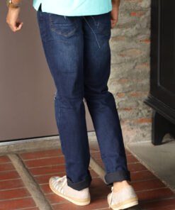 D-Blaq Dark-Blue-Rip-Cut-Denim 3