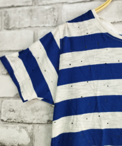 Dblaq-Patched-Stripe-Blue-T-Shirt