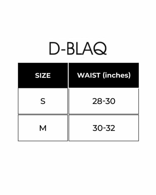 Dblaq Cargo Jogger size chart