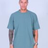 Bubble Knit Oversized T-Shirt - Teal