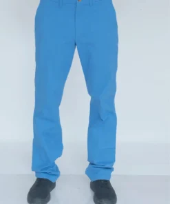 Premium Cotton Relaxed Chinos - Skyline Breeze