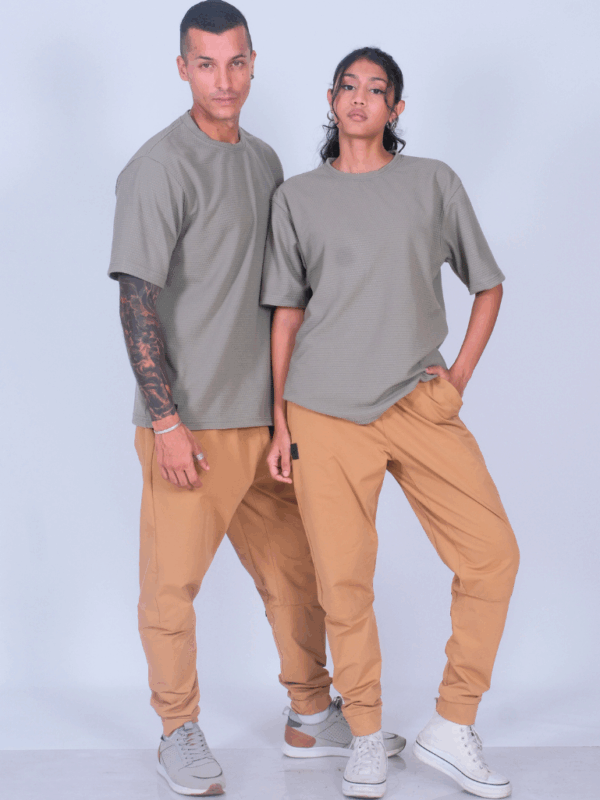 Bubble knit oversized t-shirt