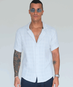 Buse Kumas revere Collar Shirt White