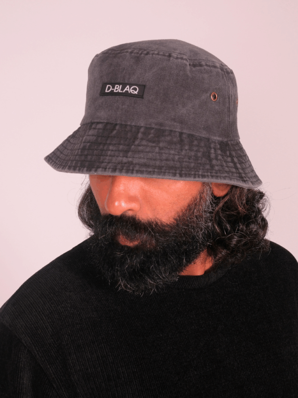 Acid-wash bucket hats