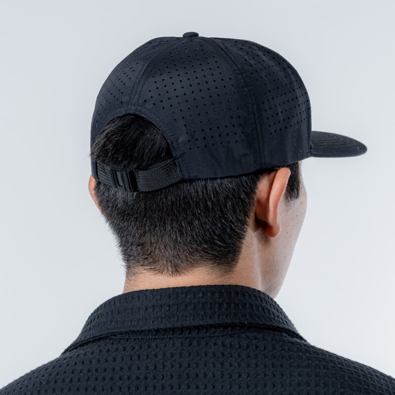 Laser cut mesh 5 panel snapback - Image 3