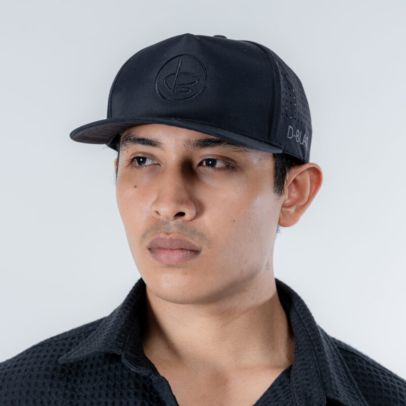 Laser cut mesh 5 panel snapback - Image 2