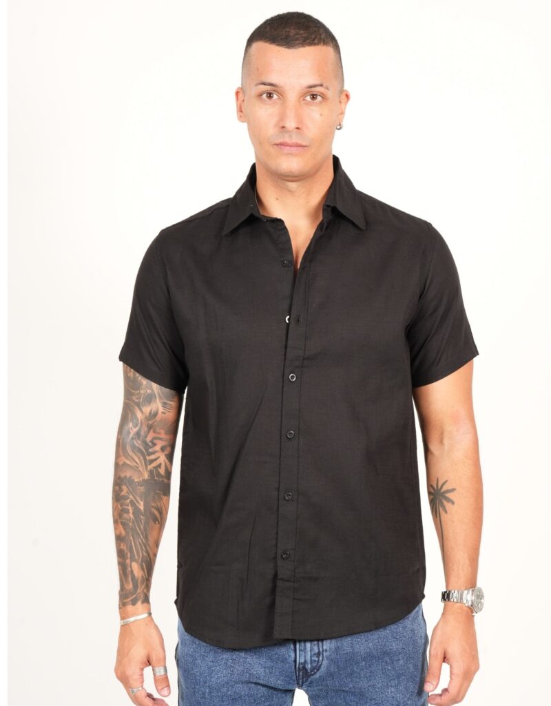 Linen luxe short sleeve shirt - Image 7