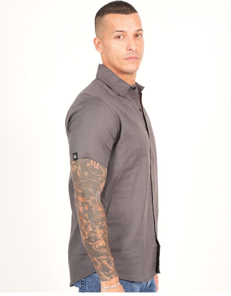 Linen luxe short sleeve shirt - Image 2