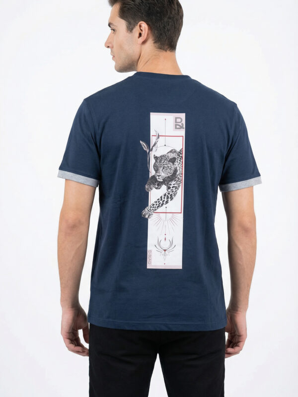 Regular fit leopard printed t-shirt
