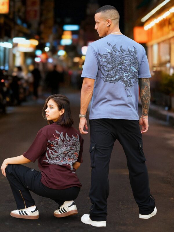 Urban dragon st.art oversized t-shirt