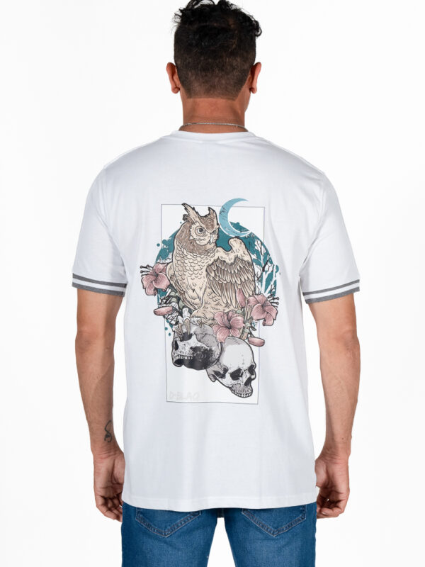 Regular fit owl printed t-shirt