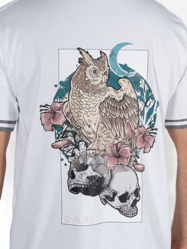 Regular fit owl printed t-shirt