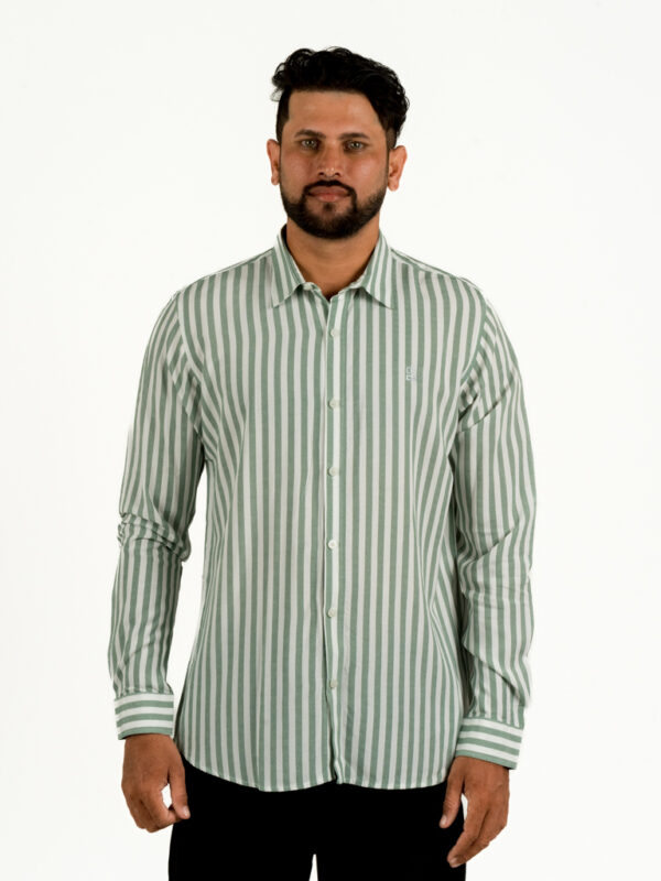 COMFORT STRIPE LONG SLEEVE SHIRT