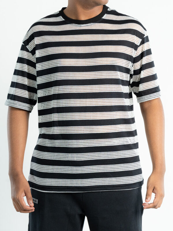Breeze stripe oversized t-shirt
